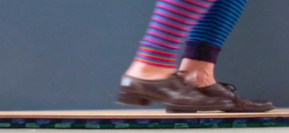 Legs and shoes doing sean nos dance steps.Photo by Nora Stewart